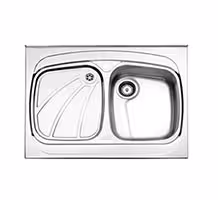 سینک استیل البرز پروانه 618 روکار