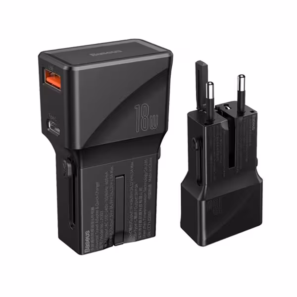 آداپتور دو پورت چندکاره باسئوس مدل CCTY-01