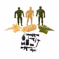 ست اسباب بازی طرح سرباز بسته 3 عددی