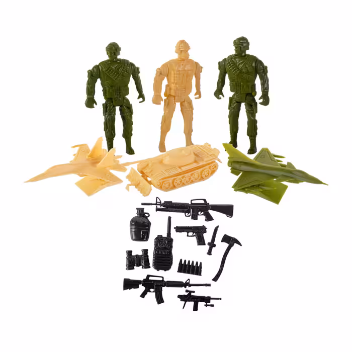 ست اسباب بازی طرح سرباز بسته 3 عددی