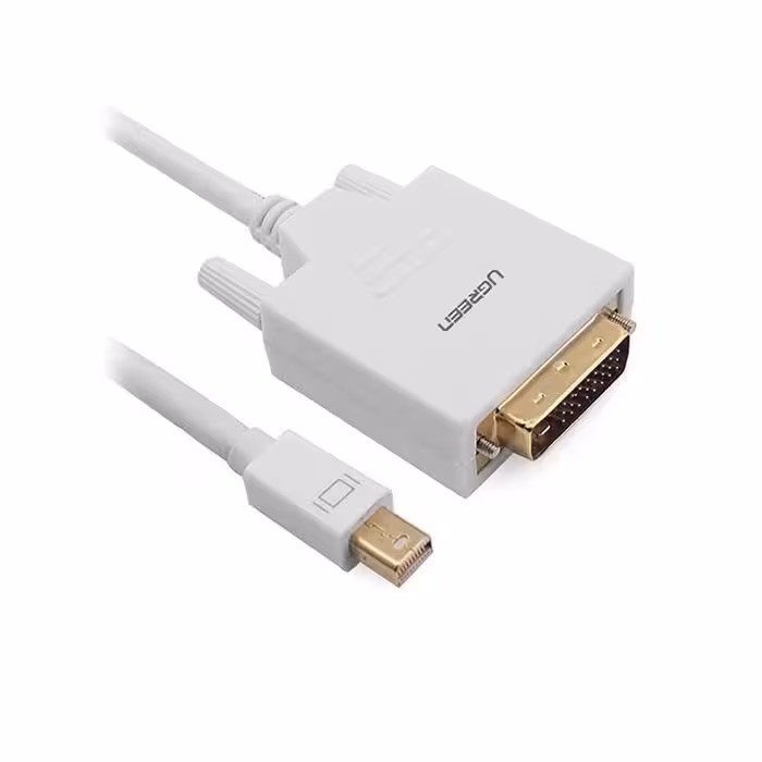 کابل تبدیل 1.5 متری mini dp male به DVI cable یوگرین مدل 10443