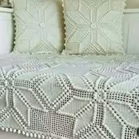 شال مبل همراه با دو کوسن