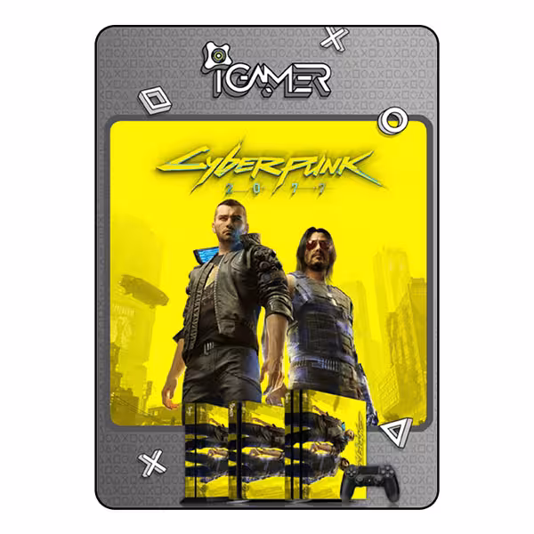 PlayStation 4 Slim Skin – Cyberpunk – Code 2