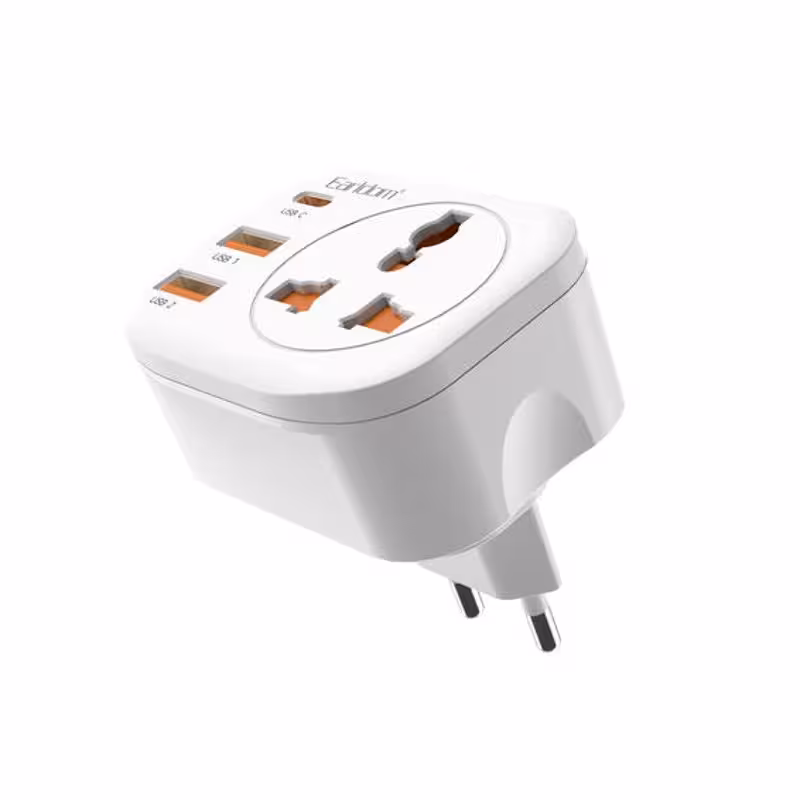 تبدیل دیواری و شارژر ارلدام مدل 4IN1 POWER SOCKET | کالا مکس