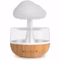 آباژور رومیزی مدل قارچ شبیه ساز باران با RGB