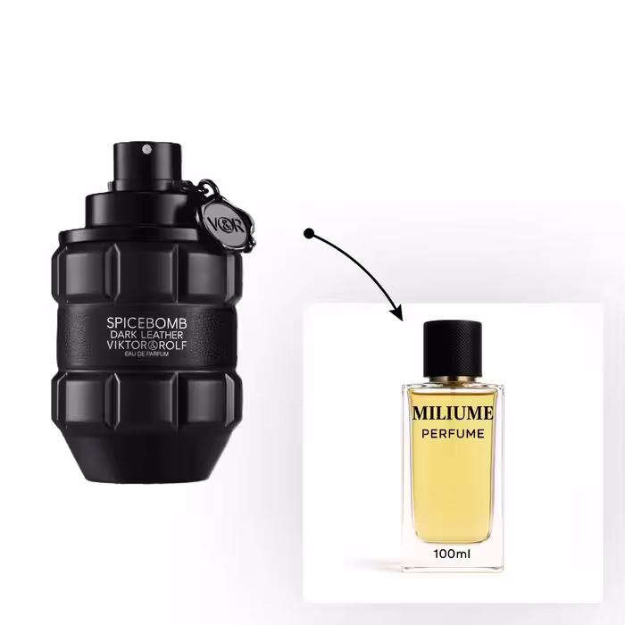 اسانس عطر Viktor & Rolf Spicebomb Dark Leather برند Argeville - کد 1095 - ویکتور اند رولف اسپایس بمب دارک لدر 100ML - میلیوم پرفیوم