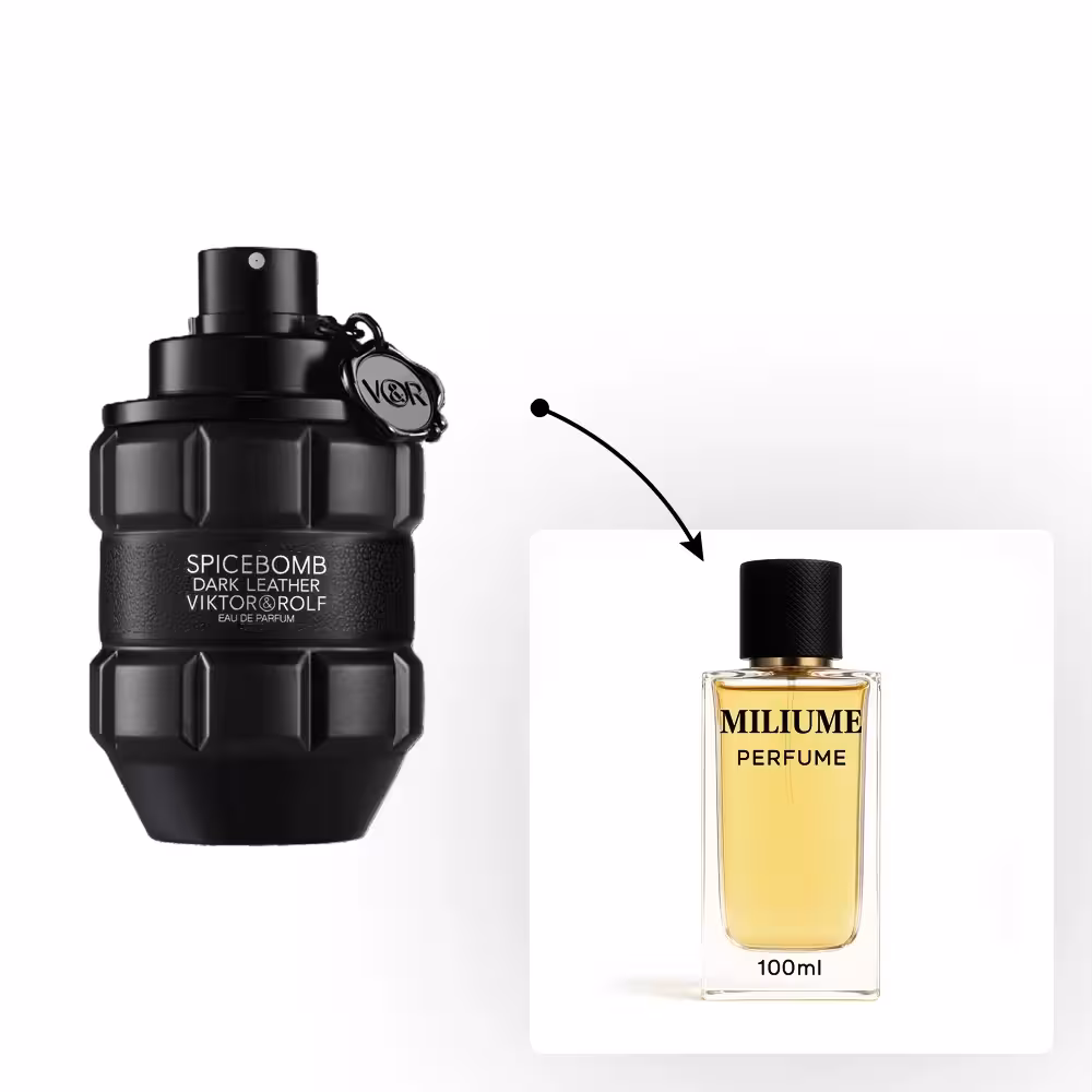 اسانس عطر Viktor & Rolf Spicebomb Dark Leather برند Argeville - کد 1095 - ویکتور اند رولف اسپایس بمب دارک لدر 100ML - میلیوم پرفیوم