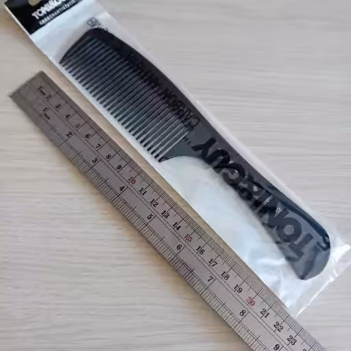 شانه دسته دار تونی جنس کربن 6819