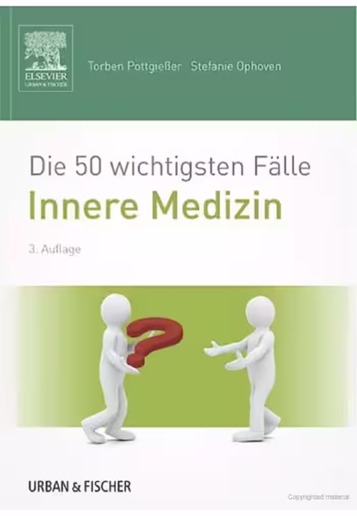 خرید و دانلود نسخه کامل کتاب Die 50 wichtigsten Fälle Innere Medizin