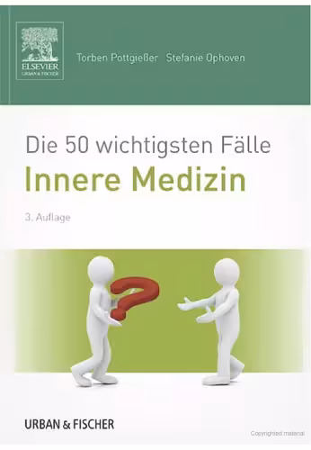 خرید و دانلود نسخه کامل کتاب Die 50 wichtigsten Fälle Innere Medizin