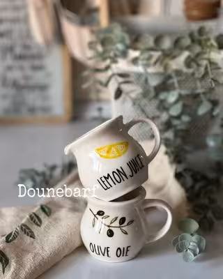 ظرف دست ساز لیمو و زیتون(10222)