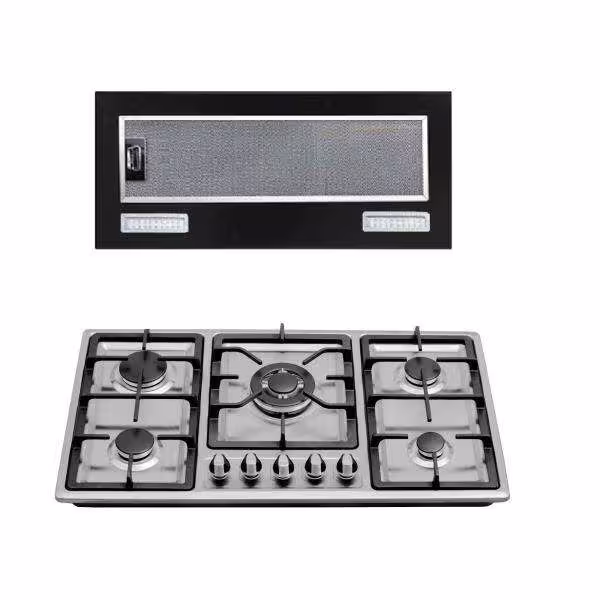 ست هود و اجاق گاز صفحه ای کد 3910