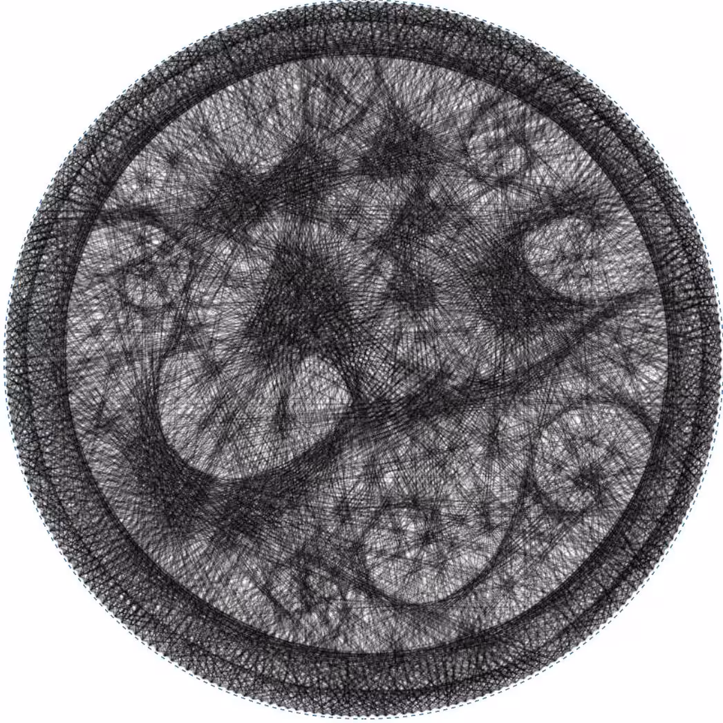 تابلو میخ و نخ متن عشق