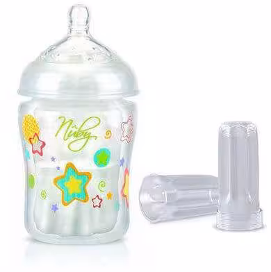 شیشه شیر مسافرتی و حداکثر ضد نفغی نوبی nuby کد NT92466