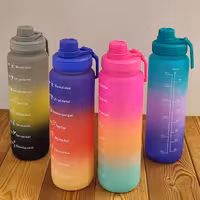 قمقمه 1 لیتری سه رنگ HEALTHY