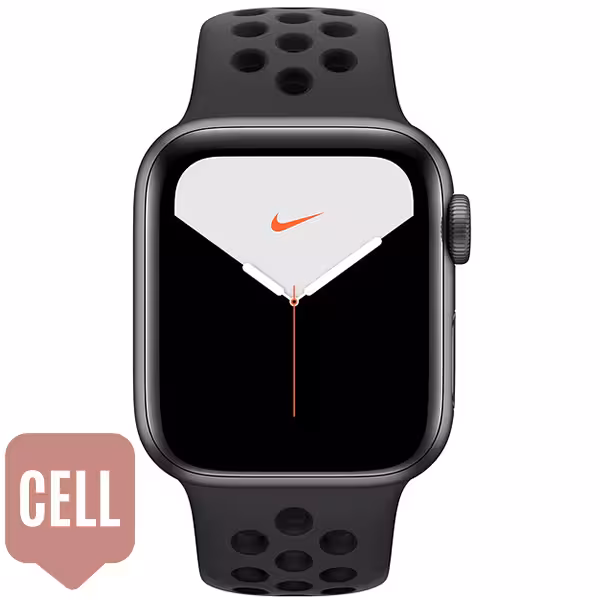 سری 5 نایکی زنانه سلولار Space Gray Aluminum Case with Anthracite/Black Nike Sport Band - Hiapple.ir
