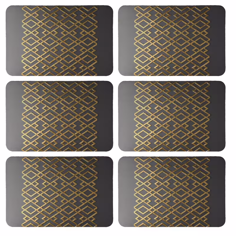 زیربشقابی طرح کلاسیک کد 8863 بسته 6 عددی | کالا مکس