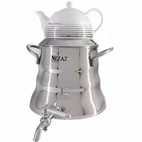 کتری و قوری 6 لیتر هرمی کلاسیک (NEZAZ) کد 4034