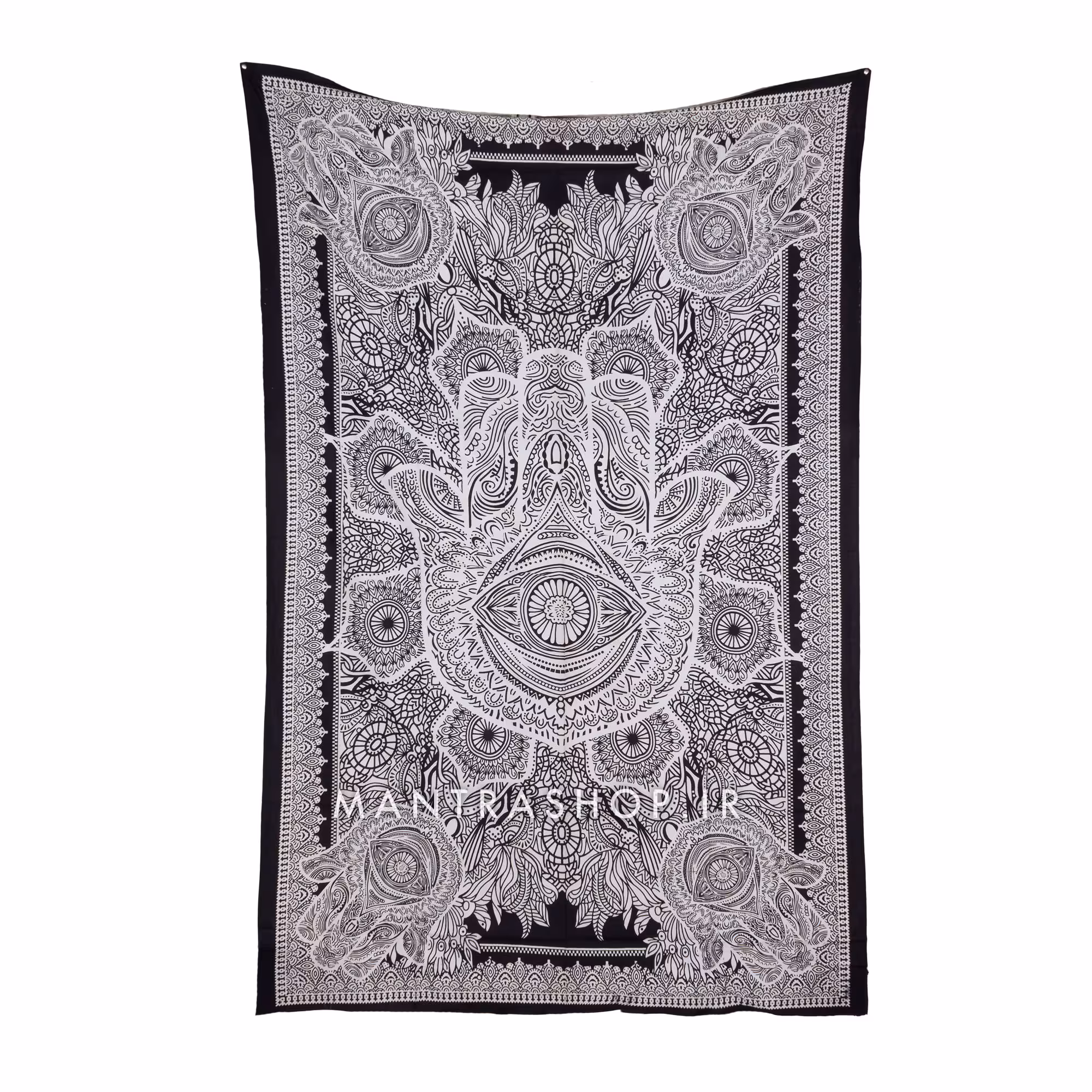 بکدراپ تپستری هندی طرح حمسا (رو تختی یک نفره) کد 139