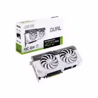 کارت گرافیک ایسوس (ASUS) مدل DUAL GeForce RTX 4070 SUPER White OC Edition با 12 گیگابایت حافظه