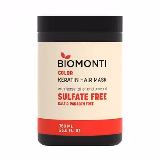 ماسک مو بیومونتی Biomonti مدل Color حجم 750 میل
