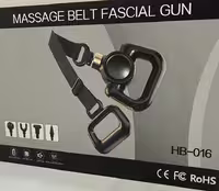 ماساژور شارژی با بند پشت کمر 4 سر مدل HB-016 فاشیال گان FASCIAL GUN