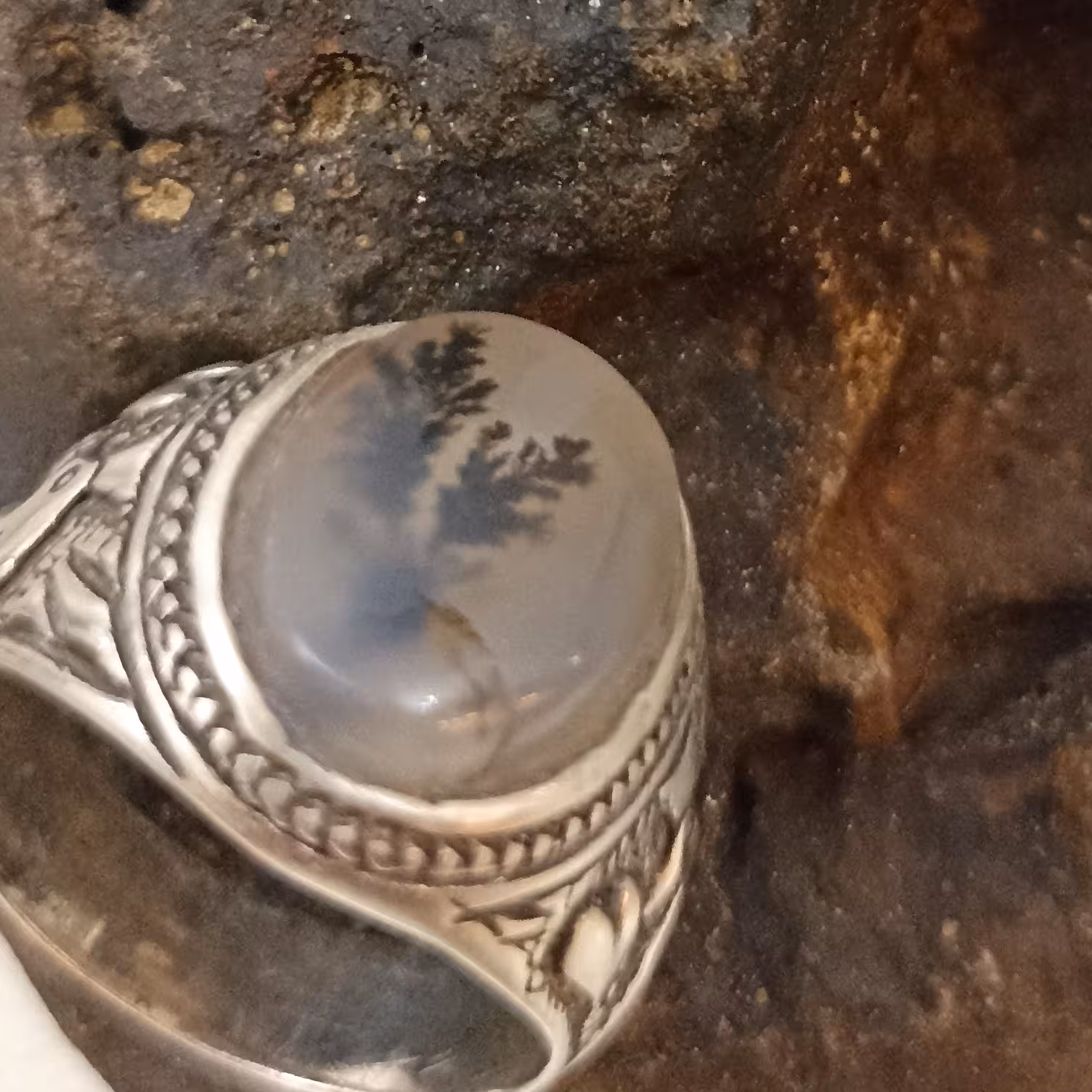 انگشتر نقره شجرقائن