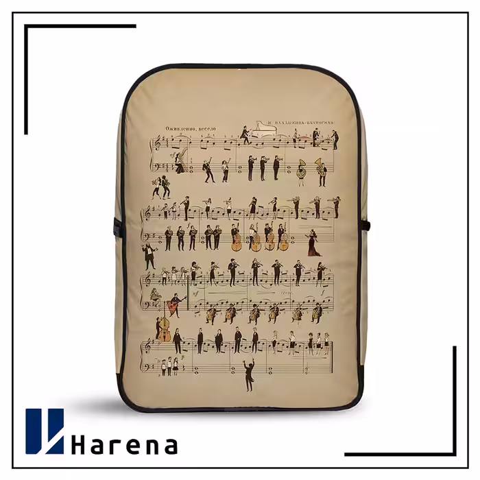 کوله پشتی مخمل موسیقی