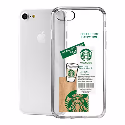 کاور طرح Starbucks مناسب برای گوشی موبایل اپل iPhone 7 / 8
