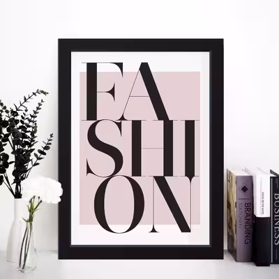 تابلو مدل مینیمال Fashion کد S0623-b