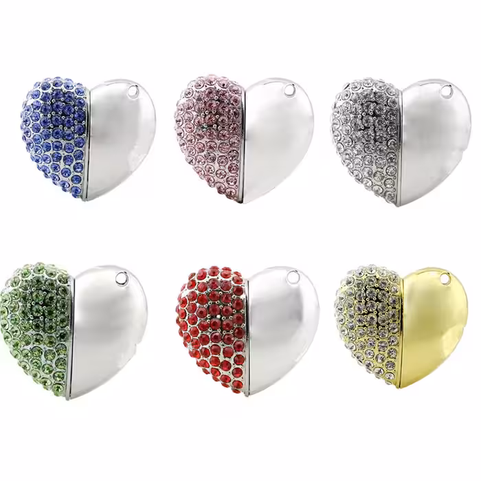 فلش مموری پرلیت یو اس بی مدل قلب W-02 ظرفیت 32 گیگابایت