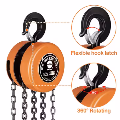 جرثقیل سقفی سمیک مدل HS1/5 ظرفیت 500 کیلوگرم