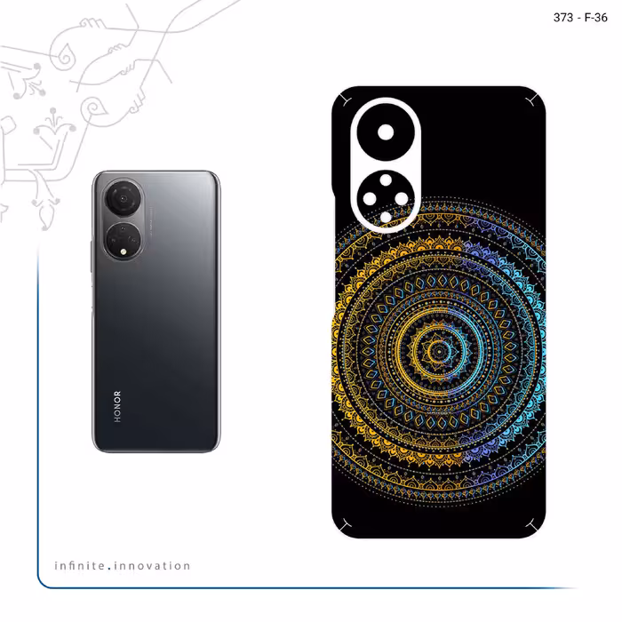 برچسب پوششی ماهوت مدل Mandala Design 2 مناسب برای گوشی موبایل آنر X7