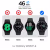 محافظ صفحه نمایش سامورایی مدل Haku مناسب برای ساعت هوشمند سامسونگ Galaxy Watch 4 46mm