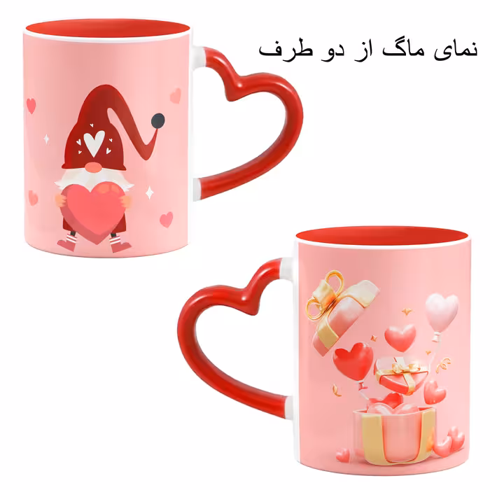 ست هدیه ماگ مدل روز عشق طرح عاشقانه کد M27
