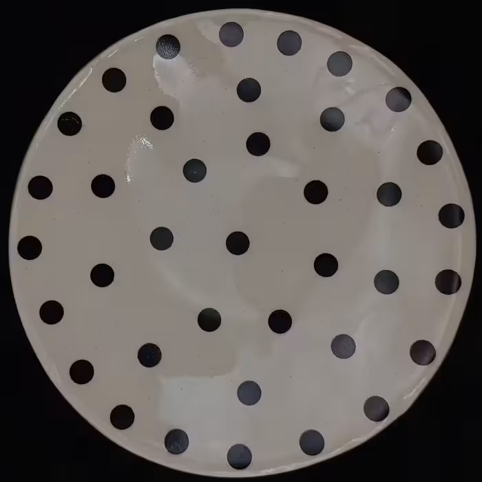 ست فنجان و نعلبکی سرامیکی هیوا طرح خالدار کد 11274870