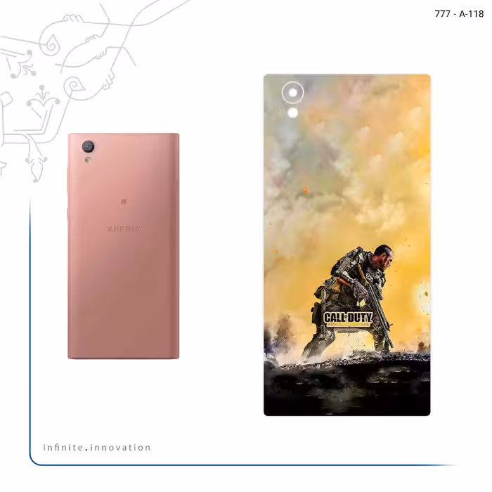 برچسب پوششی ماهوت مدل Call of Duty Warfare Game Series مناسب برای گوشی موبایل سونی Xperia L1