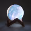 چراغ خواب طرح کره ماه مدل 3D Moon کد 004