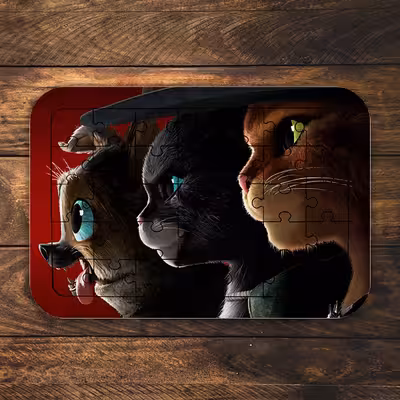 پازل 35 تکه طرح انیمیشن گربه چکمه پوش 2 کد NI2320