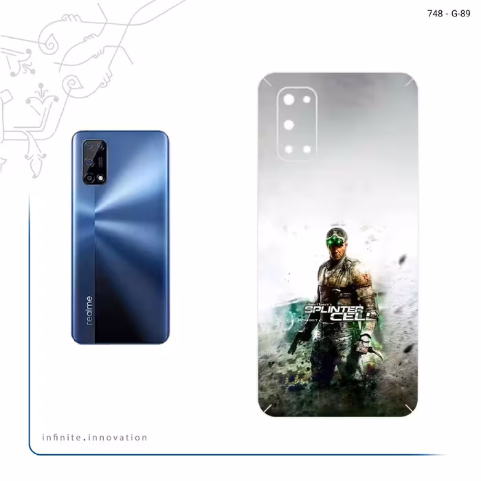 برچسب پوششی ماهوت مدل splintercell Game Series مناسب برای گوشی موبایل ریلمی 7 5G