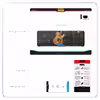 برچسب پوششی ماهوت مدل Guitar-Instrument مناسب برای تبلت سامسونگ Galaxy Tab E 9.6 2015 T561