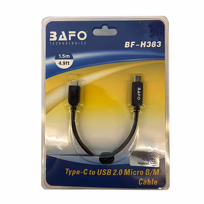 کابل USB-c به MicroUSB بافو مدل BF-H383 طول 1.5 متر