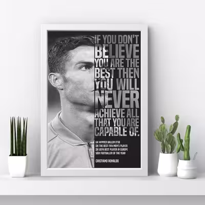 تابلو مدل رونالدو Ronaldo کدm2516-w