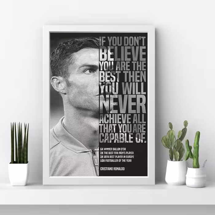 تابلو مدل رونالدو Ronaldo کدm2516-w