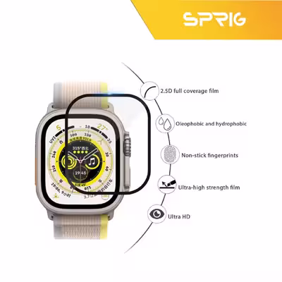 محافظ صفحه نمایش نانو اسپریگ مدل SPG مناسب برای ساعت هوشمند الترا X8 ultra