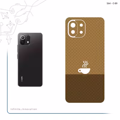 برچسب پوششی ماهوت مدل Minimal Cup of Coffee Icon مناسب برای گوشی موبایل شیائومی MI 11 LITE