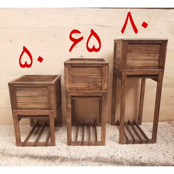 استند گلدان مدل DT0010 مجموعه 3 عددی