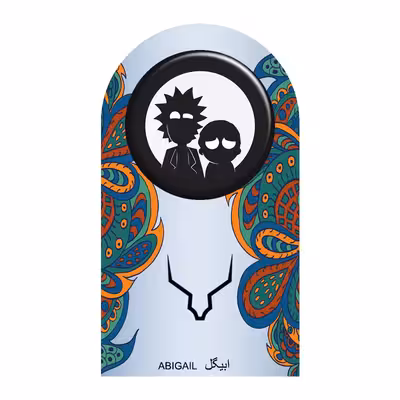 پیکسل ابیگل طرح انیمیشن ریک و مورتی کد 016