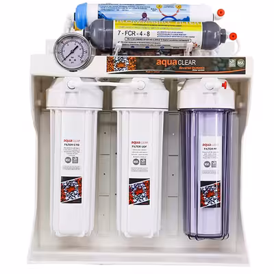 دستگاه تصفیه کننده آب آکوآ کلیر مدل RO_ACG8010 به همراه فیلتر تصفیه آب مجموعه 3 عددی