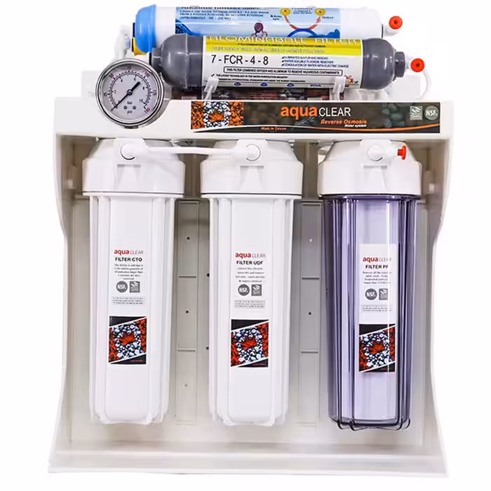 دستگاه تصفیه کننده آب آکوآ کلیر مدل RO_ACG8010 به همراه فیلتر تصفیه آب مجموعه 3 عددی